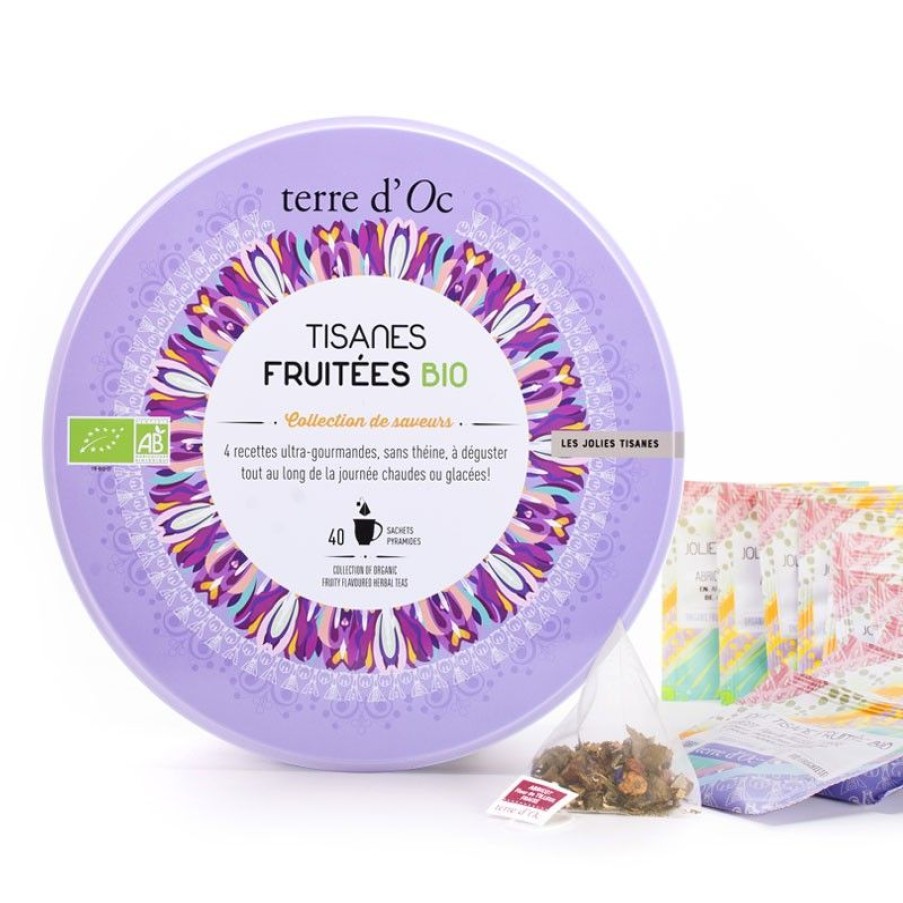 Terre d'Oc Coffret De Jolies Tisanes Fruitees Bio | Infusions & Tisanes