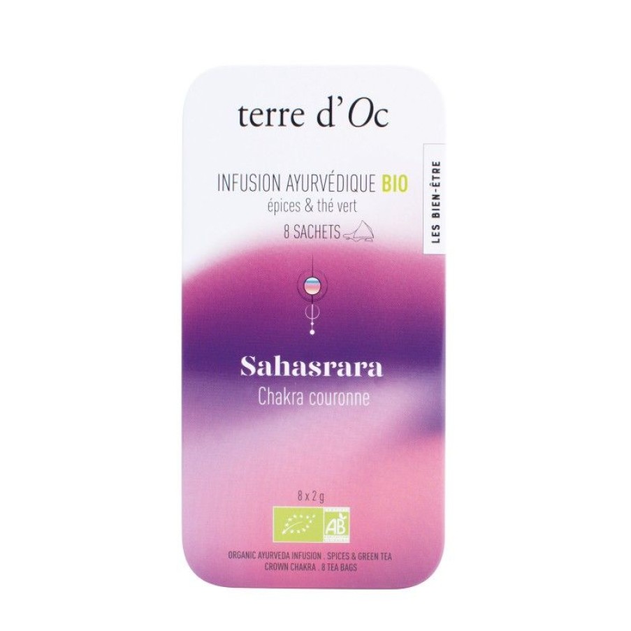 Terre d'Oc Infusion Ayurvedique Bio Chakra Couronne Je Comprends | The Vert