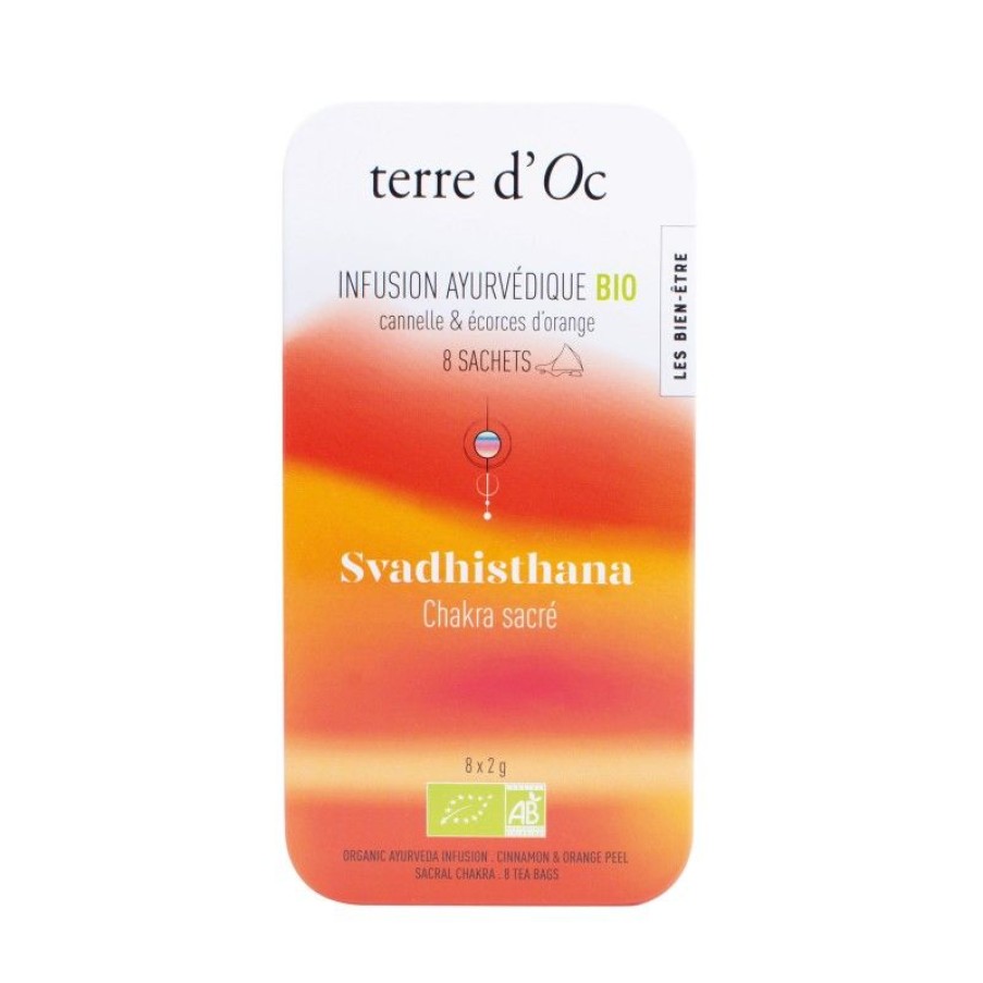 Terre d'Oc Infusion Ayurvedique Bio Chakra Sacre Je Ressens | Sans Theine