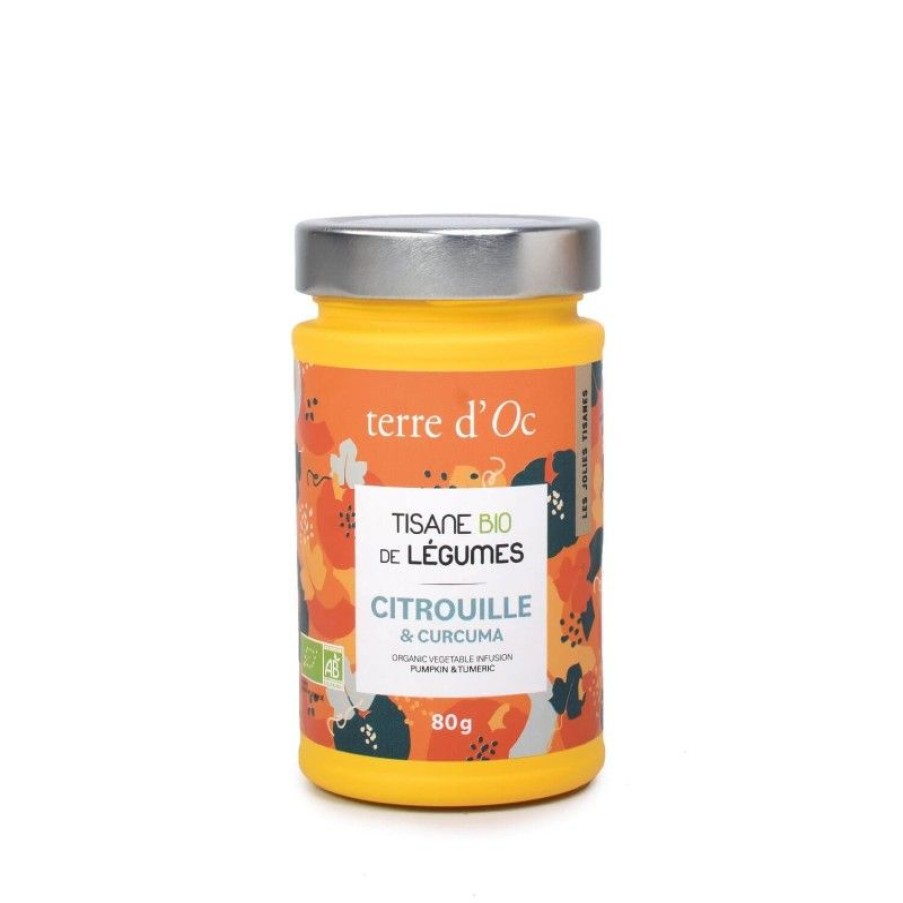 Terre d'Oc Tisane Bio Citrouille&Curcuma | Infusions & Tisanes