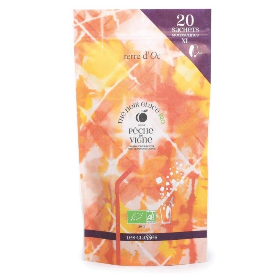 Terre d'Oc The Noir Glace Bio 20 Sachets | The Noir