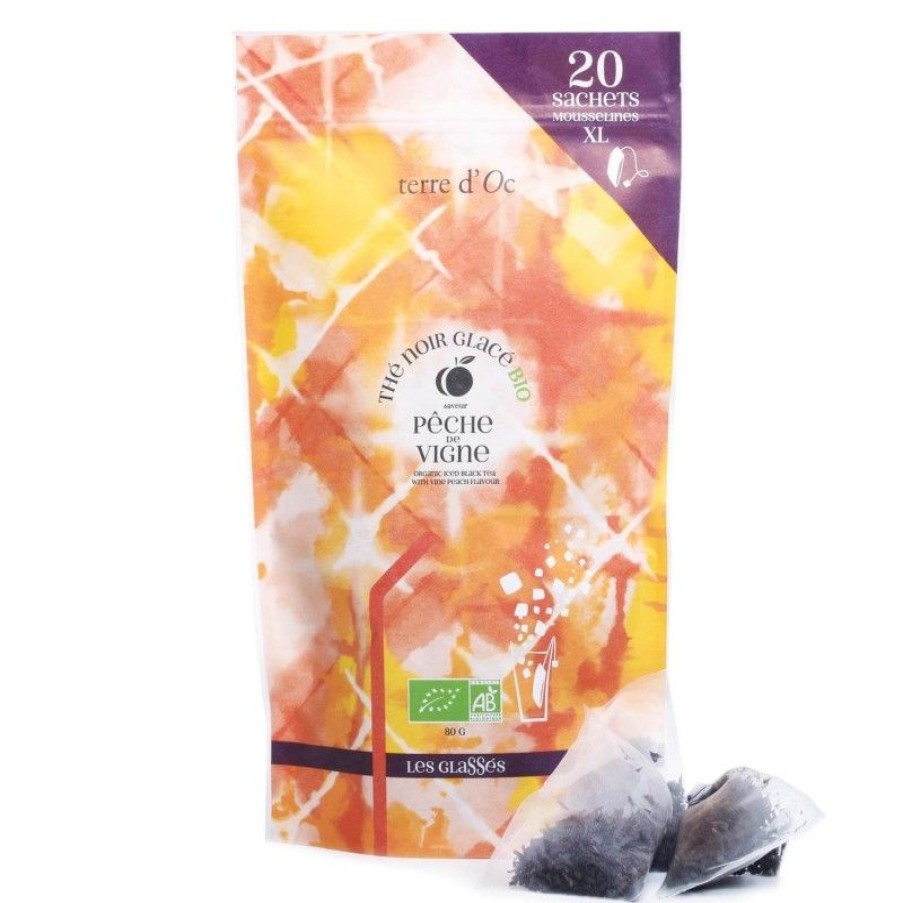 Terre d'Oc The Noir Glace Bio 20 Sachets | The Noir