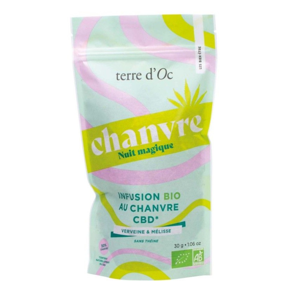 Terre d'Oc Chanvre&Verveine Melisse Bio | Infusions & Tisanes